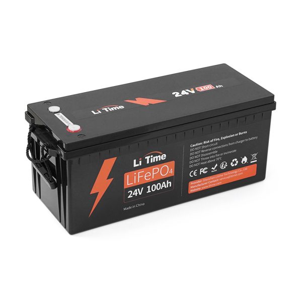 Акумуляторна батарея Li-TIME LiFePO4 25.6V 100Ач 2560Wh (100 / 100A) 532*207*215мм