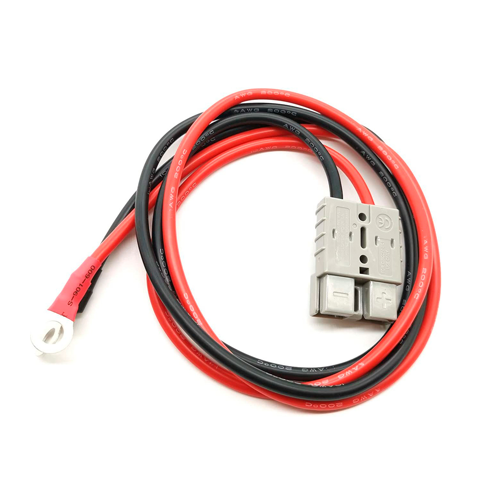 37484 Силовий роз'єм живлення SB Anderson 50А 600V з кабелем 10AWG 50см - Зображення 1