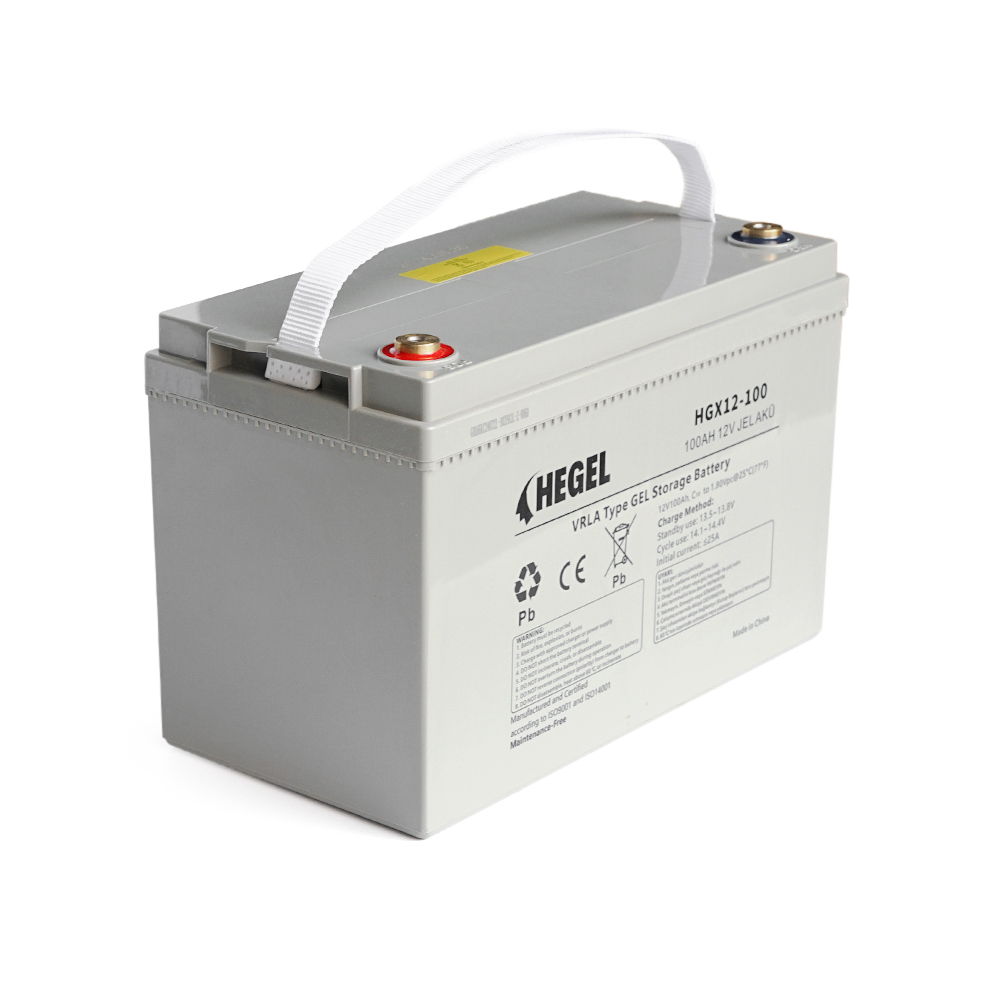 37525 Акумуляторна батарея HEGEL GEL 100-12 12V 100Ah (330x171x220 mm), 28kg - Зображення 1