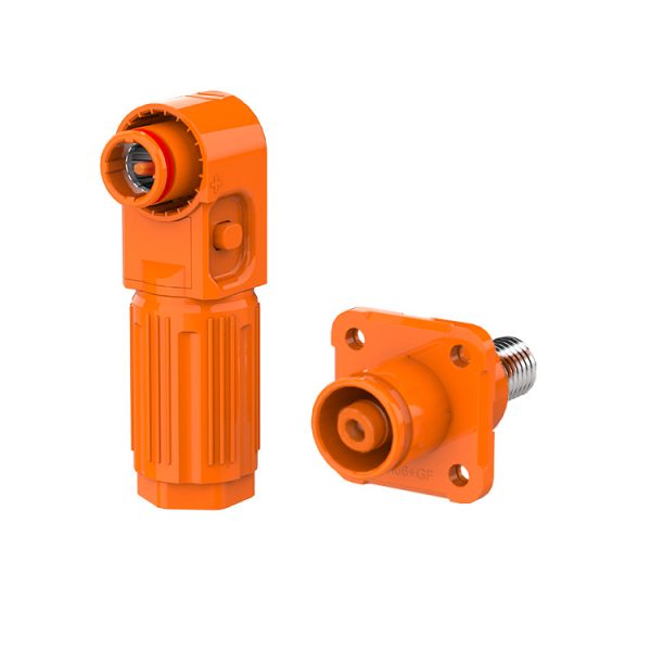 Комплект роз&apos;ємів для АКБ (тато+мама), SRDB-350С, 350А, 1500V, IP67, Orange