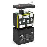 Акумуляторна батарея Ritar LiFePO4 12,8V 100Ah mini, 1280Wh BMS50@4S (229 х 138 х 210 мм), 9.9kg - Зображення 2