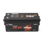 Акумуляторна батарея LiFePO4 Li-TIME 25.6V 100Ah BT, 2560Wh, BMS 100A, 532*207*215мм - Зображення 2