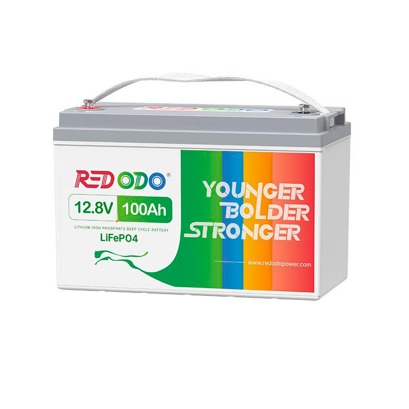 38303 Акумуляторна батарея LiFePO4 Redodo 12V 100Ah Self-heating, 1280Wh, BMS 100A, 329*172*214мм - Зображення 1