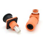 Силовий роз&apos;єм живлення YT 120А, комплект 2шт, ціна за комплект, Orange - Зображення 2