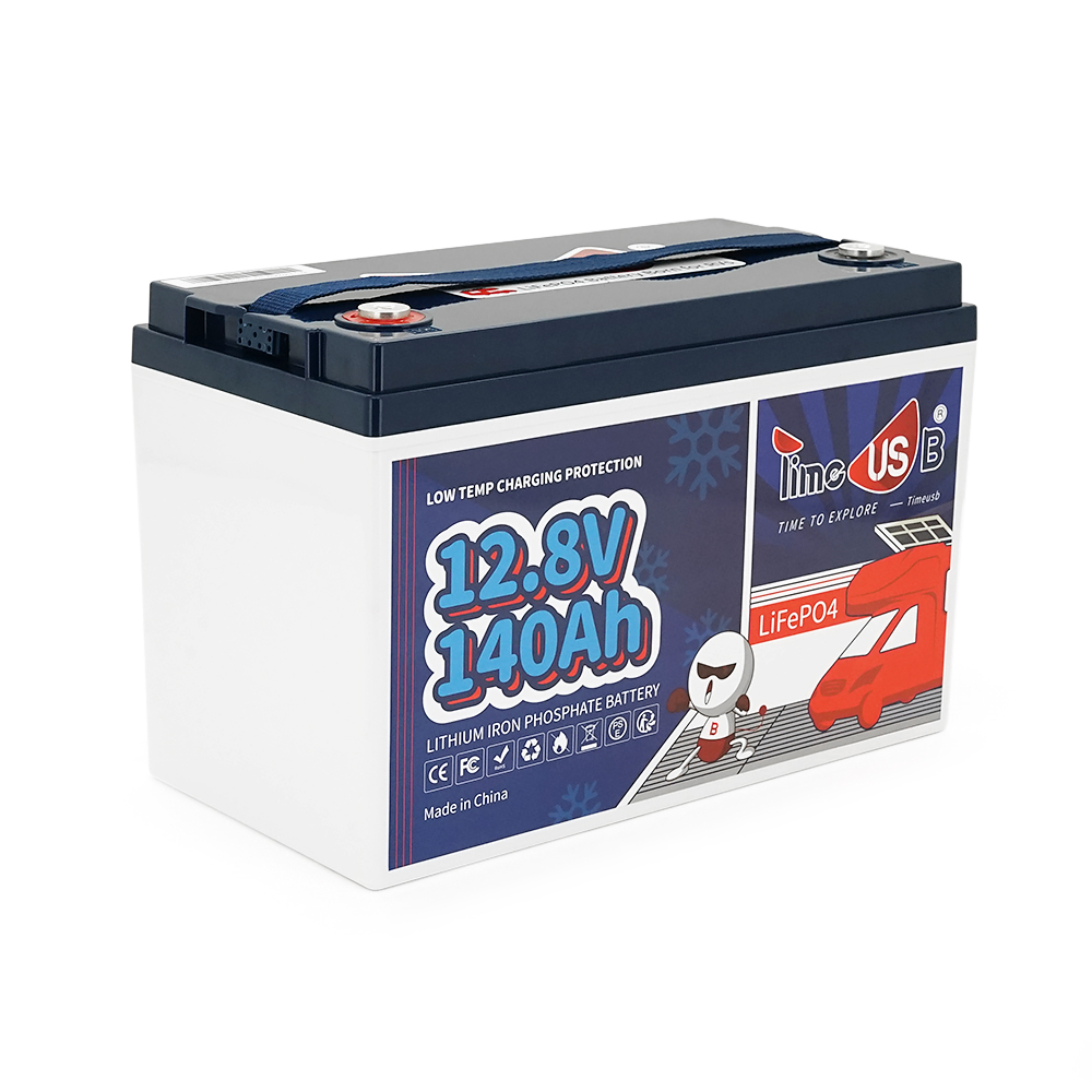 39224 Акумуляторна батарея LiFePO4 Timeusb 12.8V 140Ah, 1792Wh, BMS 50A, 330*172*216мм - Зображення 1