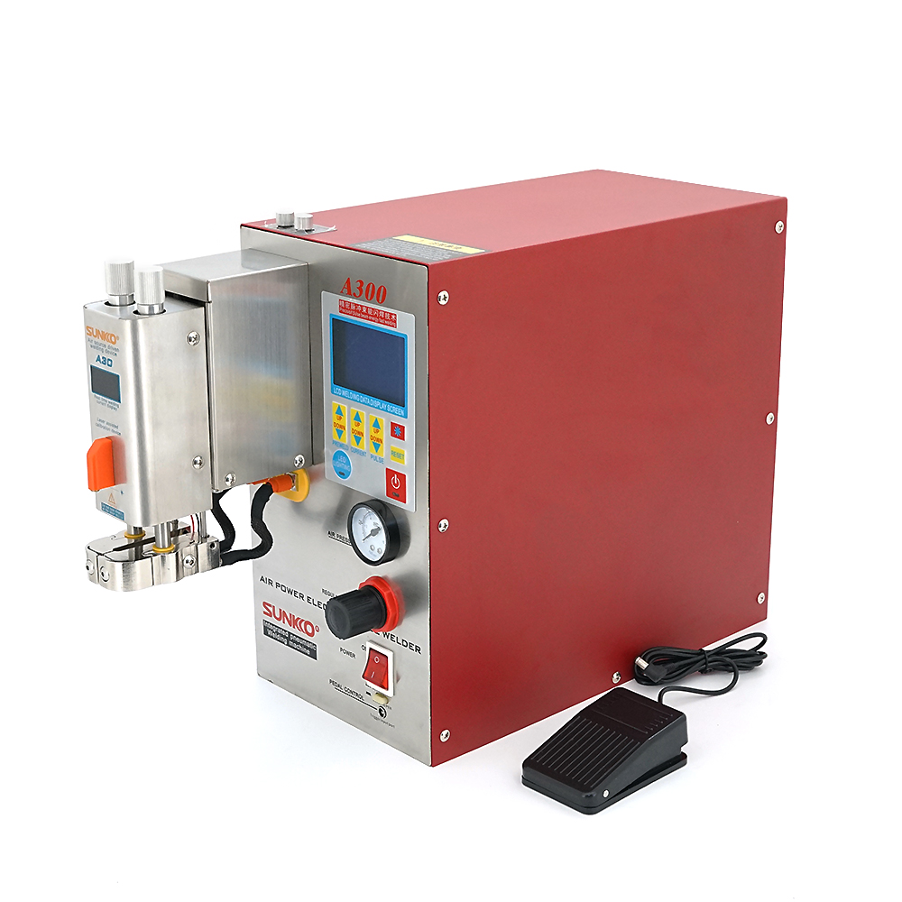39806 Апарат точкового зварювання конденсаторний SUNKKO A300, Ni-Cd, Ni-MH, Li-Ion, струм 120-1200А, 73V, 220V, U=6V, 7,5kW - Зображення 1