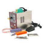 Апарат точкового зварювання конденсаторний SUNKKO 737DH, Ni-Cd, Ni-MH, Li-Ion, стрічка 0,35 мм, струм 120-1200А, 73V, 220V, t=1-80ms, 4,3kW - Зображення 4