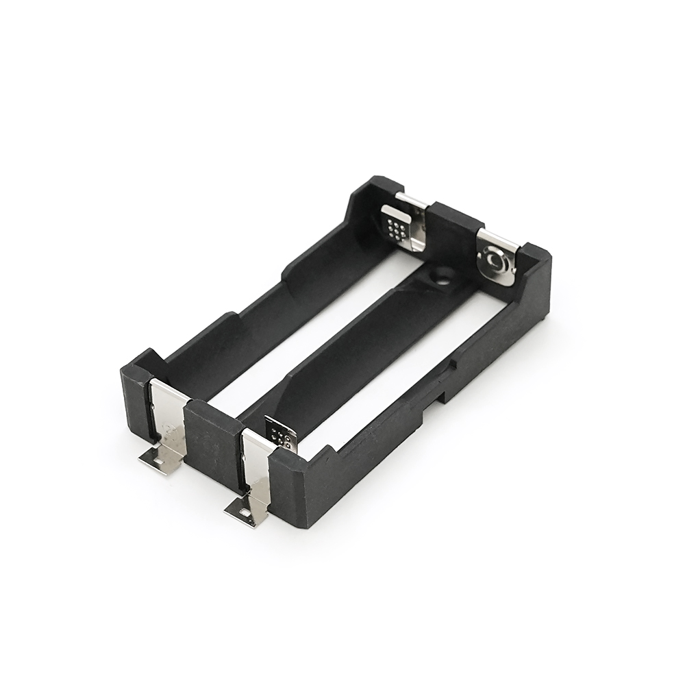 39822 Холдер тримач для акумулятора PC, 21700 2S, чорний - Зображення 1