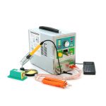 Апарат точкового зварювання конденсаторний SUNKKO S709AD+, Ni-Cd, Ni-MH, Li-Ion, стрічка 0,3 мм, 16 мм2, струм 500А, 220V, 1.6kW