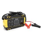 Автоматичний ЗП для акумулятора 12V / 24V (MF, WET, AGM, GEL), FBC122408D, 100-240V, DC 13.8 / 27.6V, Струм заряду 12V / 8A 24V / 4A, LCD, крокодили в комплекті - Зображення 3