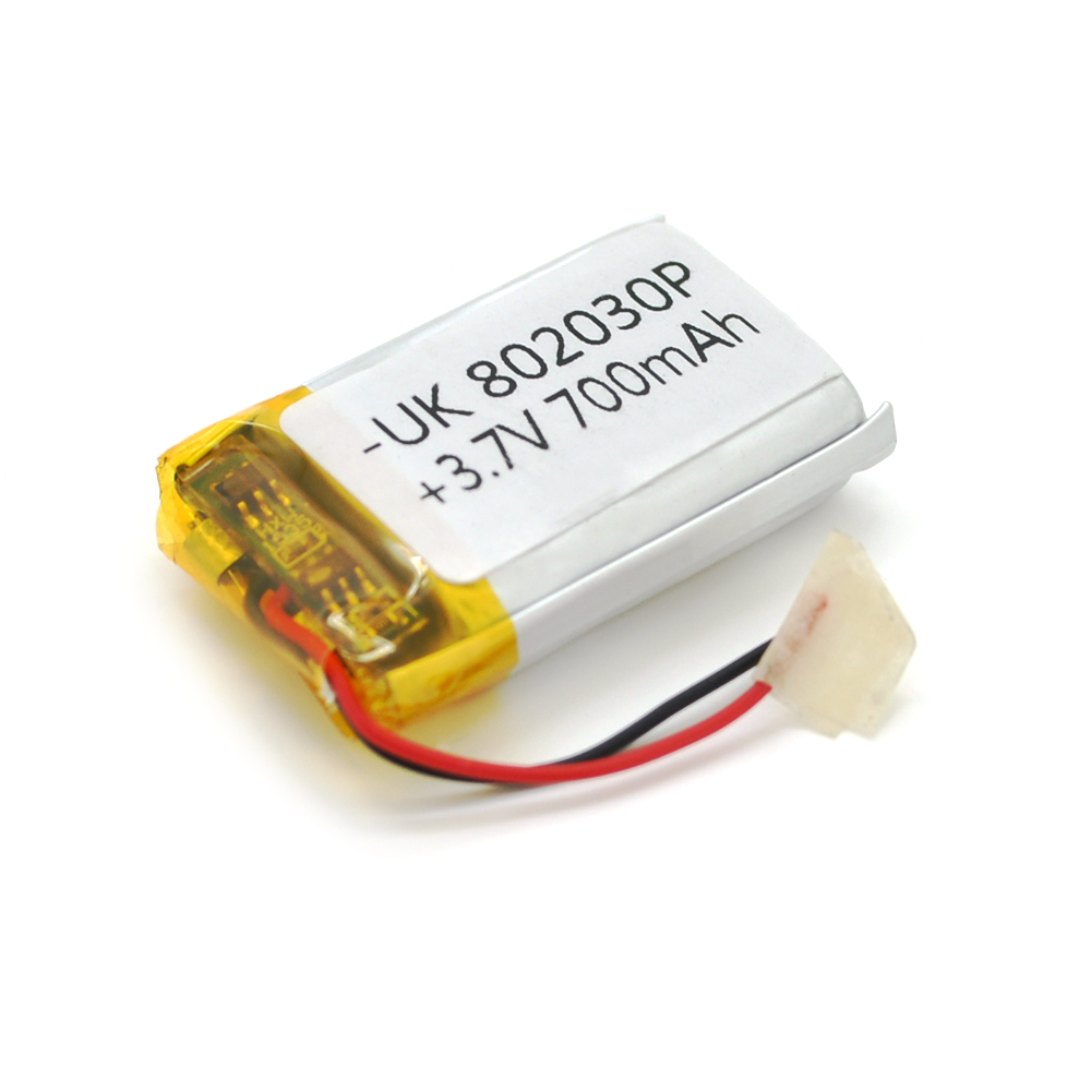 02825 Літій-полімерний акумулятор 8*20*30mm (Li-ion 3.7В 700мА·год) - Зображення 1