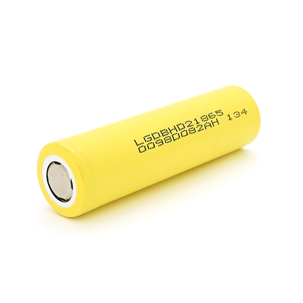 03405 Акумулятор 18650 Li-Ion LGDBHD21865 (LGHD2), 3000mAh, 20A, 4.2V, Yellow, 2 шт. в упаковці, ціна за 1 шт - Зображення 1