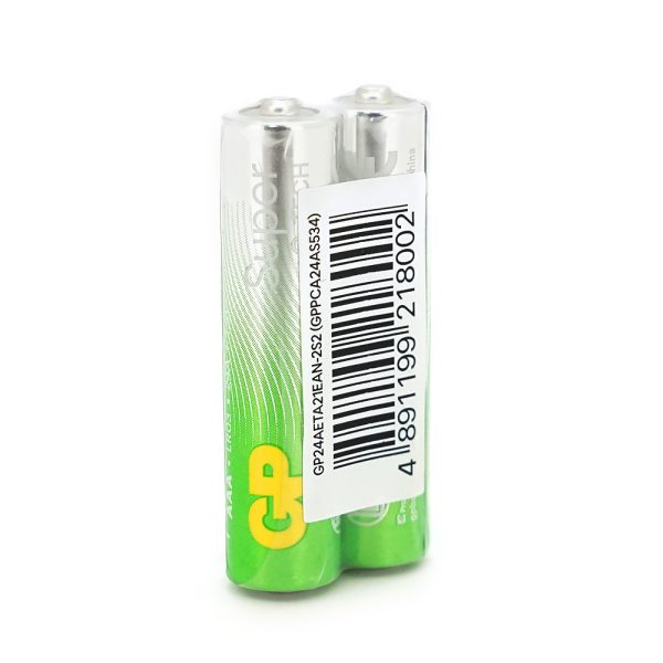 Батарейка GP Super 24A-S2, лужна AAA, 2 шт у вакуумній упаковці, ціна за упаковку