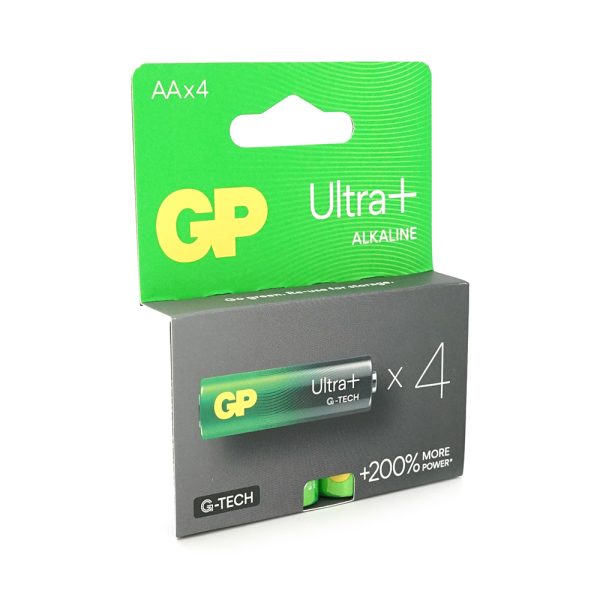 Батарейка GP Ultra Plus 15AUP-2UE4, лужна AA, 4 шт у блістері, ціна за блістер