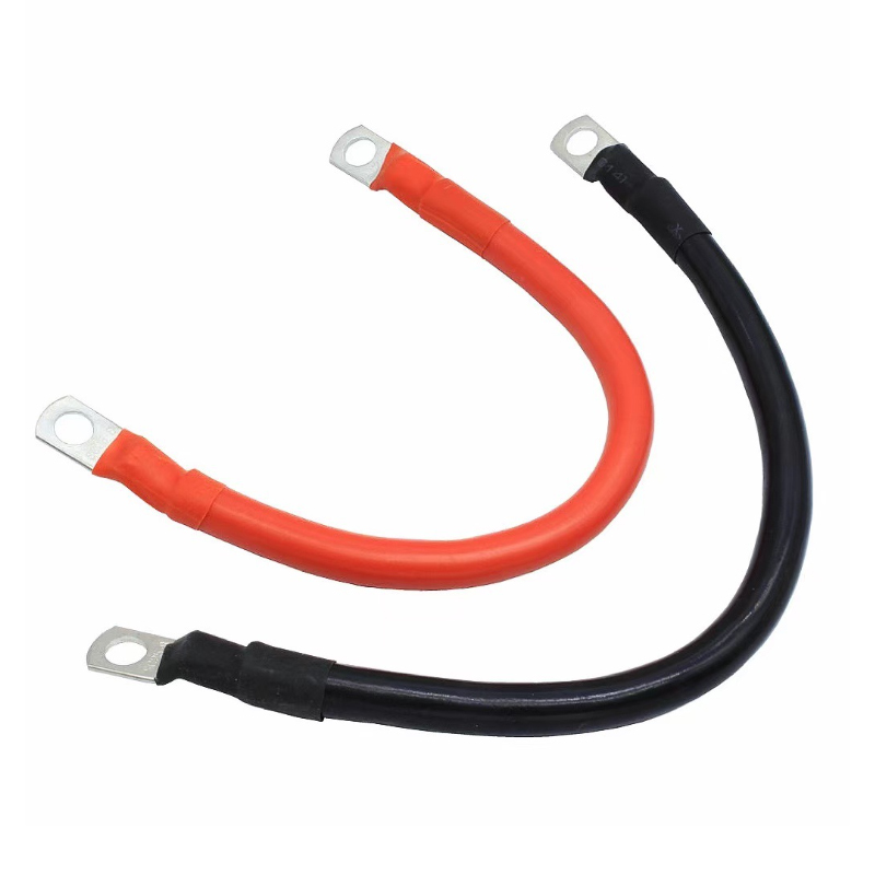 05321 Перемичка (з'єднувач) 500 мм 25 мм2 під болт М8 для акумуляторів, ціна за комплект - Зображення 1