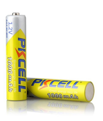 Акумулятор PKCELL 1.2V AAA 1000mAh NiMH Rechargeable Battery, 2 штуки у блістері ціна за блістер, Q12 / 144