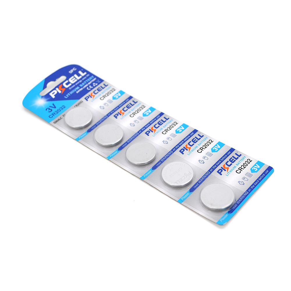 09344 Батарейка літієва PKCELL CR2032, 5 шт в блістері (упак.100 штук) ціна за блістер Q30 / 600 - Зображення 1