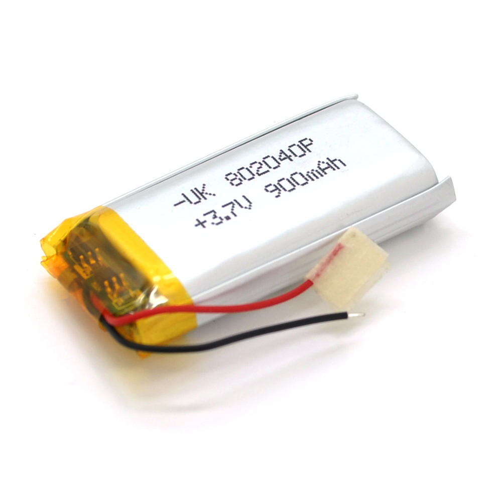 09618 Літій-полімерний акумулятор 8*20*35mm (Li-ion 3.7В 900мА·год) - Зображення 1