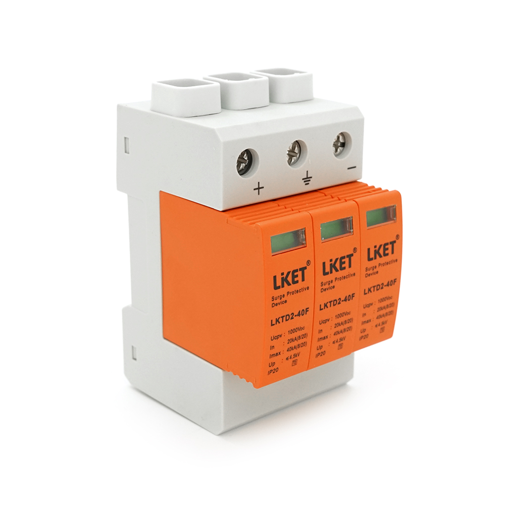 15215 Фотогальванічний захист від перенапруги постійного струму LKTD2 - 40F, 40kA з дистанційною сигналізацією - Зображення 1