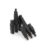 Кабельний розгалужувач MC4-3T, фотоелектричний 1500V, &lt;30A, 2,5мм2 - IP68, для монтажу сонячних систем, вогнестійкість UL94-VO, Q500 луджена мідь