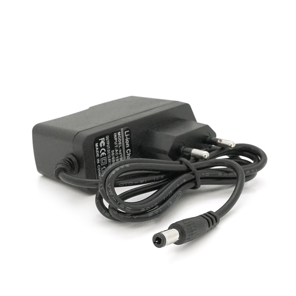 22378 Зарядний пристрій для акумуляторів Li-ion 12V (12,6V), 3S, 1A, штекер 5,5х2,5мм, BOX, Q300 - Зображення 1