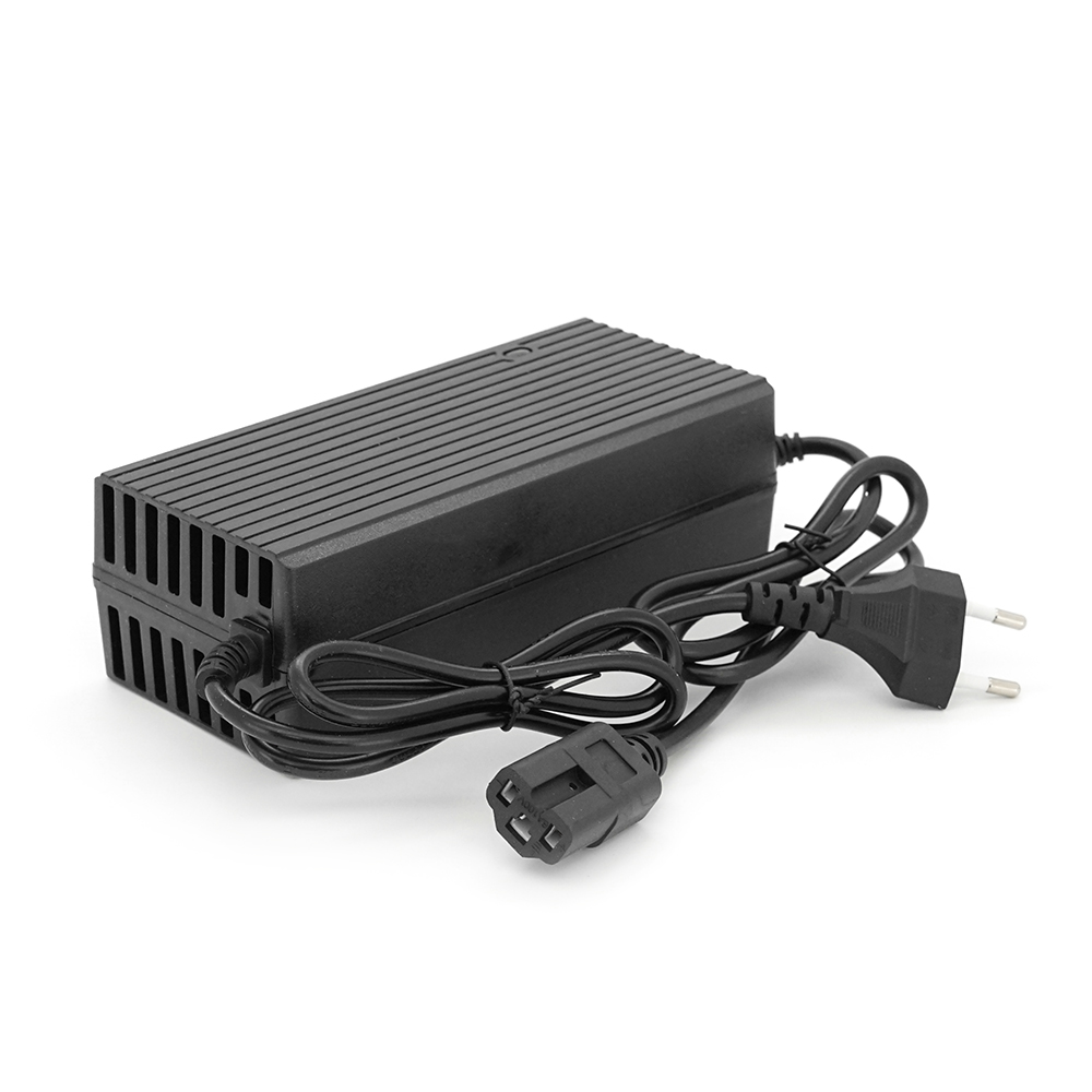 24377 Зарядний пристрій для акумуляторів Li-ion 48V,3A(54.6V),13S,штекер Triangle plug (T-tipe / IEC / C13 N+L-),BOX - Зображення 1