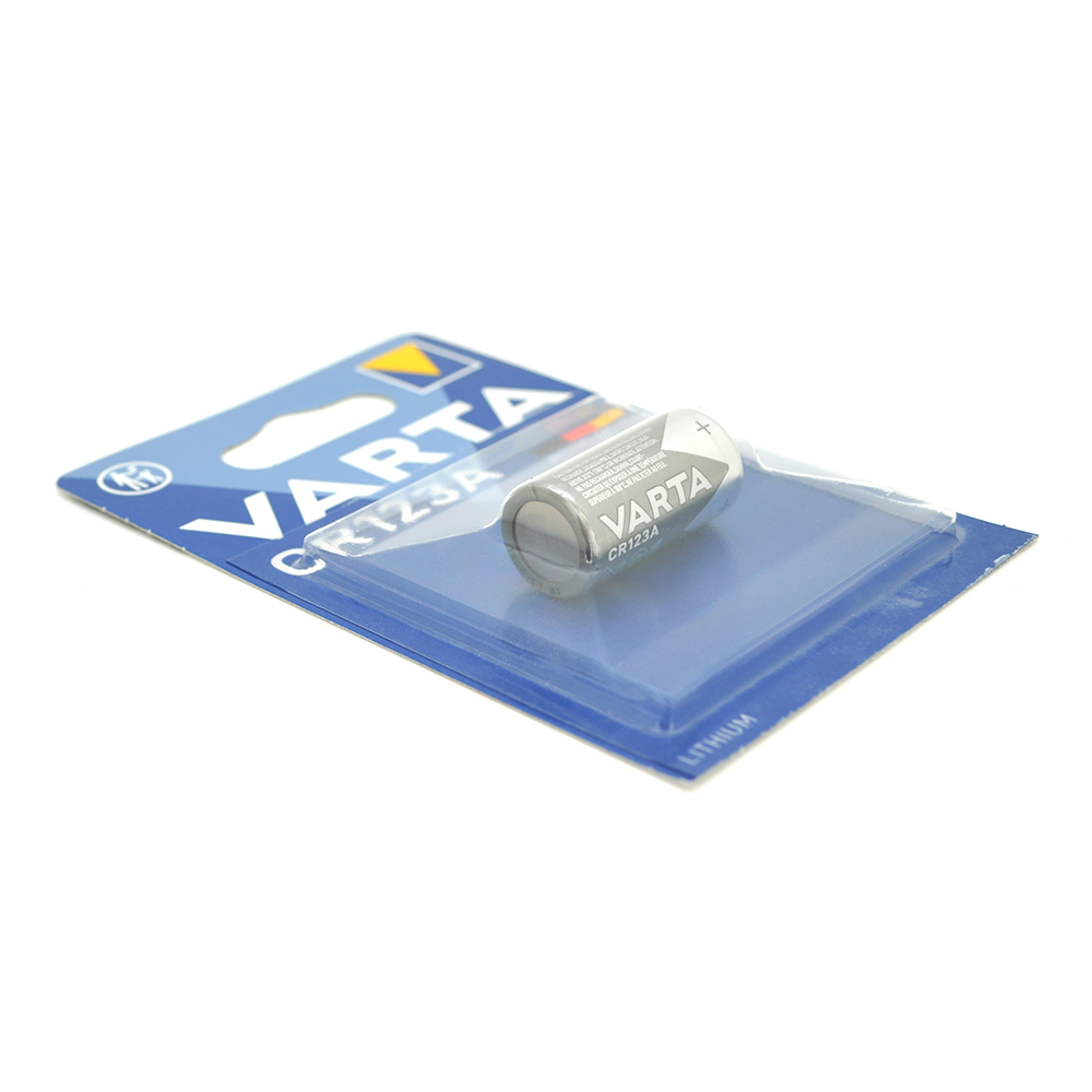 25719 Батарейка літієва VARTA CR123A BLI 1 LITHIUM, 1 шт у блістері ціна за блістер - Зображення 1