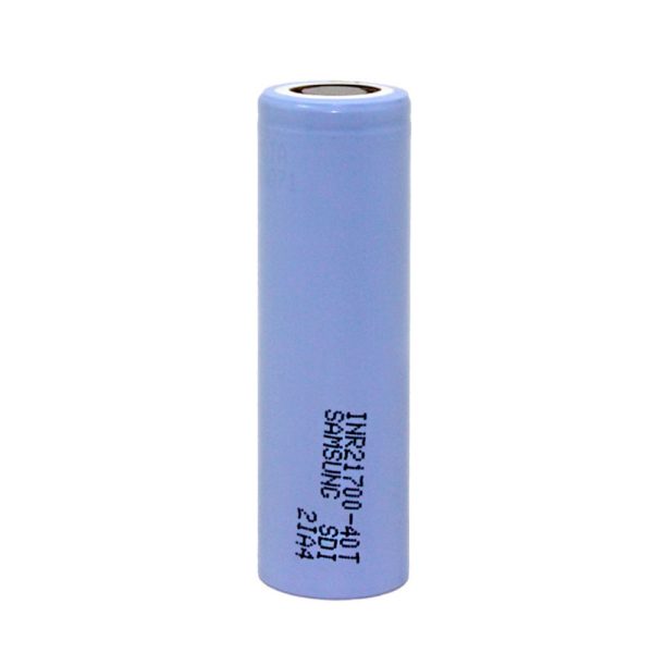 Акумулятор 21700 Li-Ion Samsung INR21700-40T 4000mAh, 35A, 4.2 / 3.6 / 2.5V, 2 шт. в упаковці, ціна за 1 шт