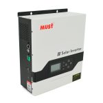Гiбрiдне ДБЖ MUST PV18-3024VPM, 3000W, 24V, ток заряда 20 / 30A, 160-275V, MPPT (60А, 100-145 Vdc)