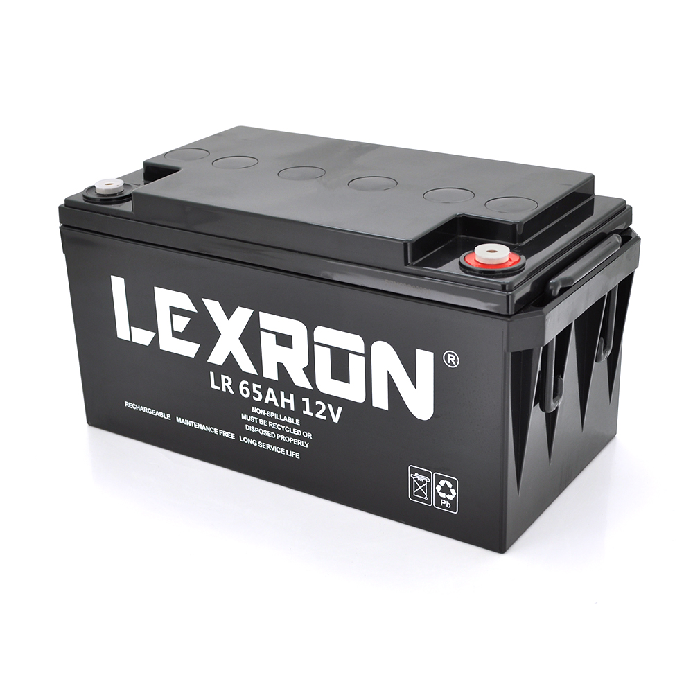 29318 Акумуляторна батарея Lexron LR-12-65 12V 65 Ah (348 x 167 x 178) 21kg - Зображення 1