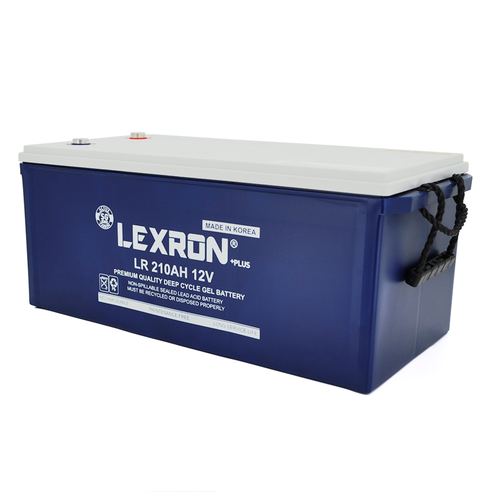 29323 Акумуляторна батарея Lexron LXR-12-210 GEL 12V 210 Ah (522 x 240 x 222) 59.5kg - Зображення 1