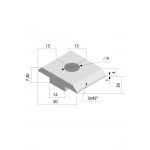 Прижим мiжмодульний 30мм - Зображення 2