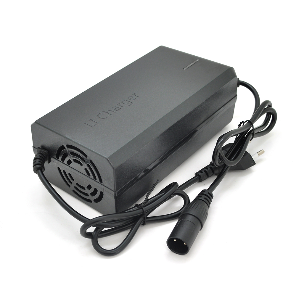 29901 Зарядний пристрій Jinyi для акумуляторів LiFePo4 48V(58,4V),16S,6A,штекер 3-pin,з індикацією,BOX - Зображення 1