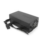 Зарядний пристрій для акумуляторів Li-ion 60V(67,2V),16S,8A,штекер Triangle plug (T-tipe / IEC / C13 N+L-) ,з індикацією,BOX