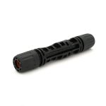 Коннектор MC4 1500V, 30A, луджений-мідний під затискач, U-подібний, під перетин 2,5-6 мм&sup2; IP67 фотоелектричний для монтажу сонячних систем, Q500, OEM, чорний - Зображення 2