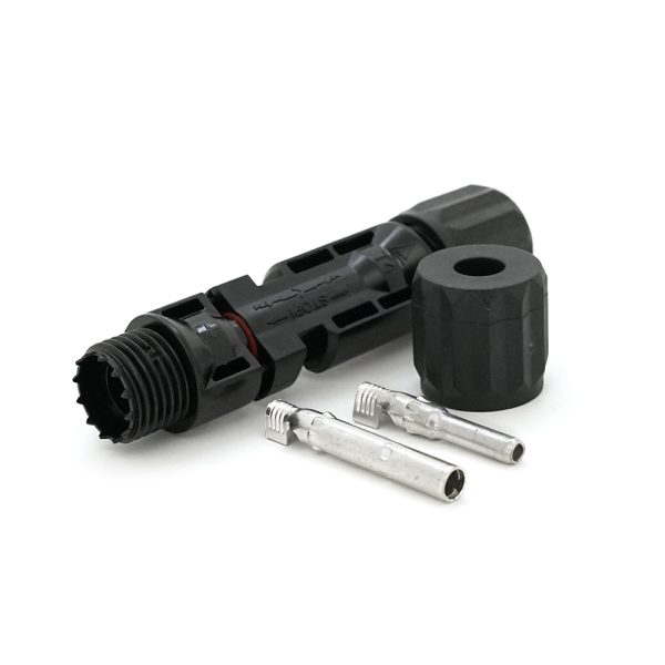 Коннектор MC4 1000V, 30A, луджений-мідний під затискач, U-подібний, під перетин 2,5-6 мм&sup2;, IP67 фотоелектричний для монтажу сонячних систем, Q500, OEM