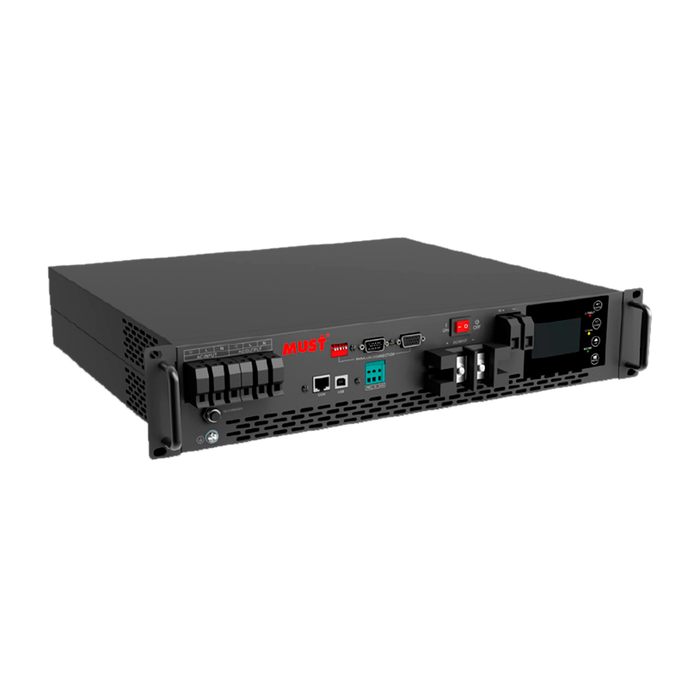 32847 Гібридний інвертор MUST PV50-5K RACK, 5000W, 48V, струм заряду 1-80А, 160-275V, MPPT (80А, 145 Vdc)Parallel - Зображення 1