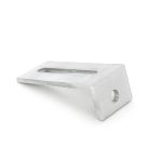 Кронштейн L-образний алюмінієвий (31.3*40*95 / товщина 5 / 4.5) - Зображення 3