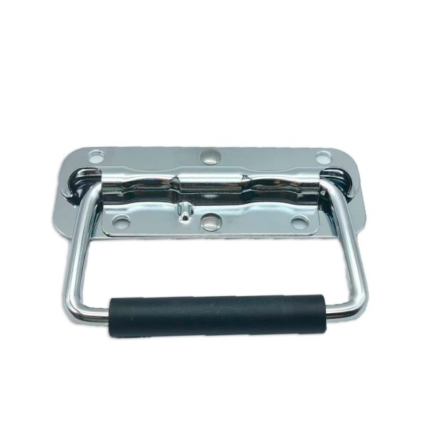 Ручка для ящика, пружинна, 110х77х6мм, нержавіюча сталь