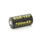 Акумулятор 16340 / CR123 Li-Ion Soshine 16340P-3.7-700 Protected, 700mAh, 0.7A, 4.2 / 3.6 / 2.75V, Black - Зображення 2