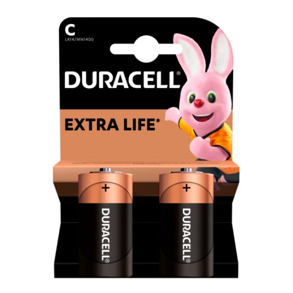 Батарейка DURACELL С / LR14 / MN1400 KPN, 2шт у блістері, ціна за блістер