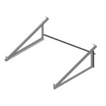 Комплект альбомної системи кріплень НА 2 ФОТОМОДУЛЯ / розмір модуля(2278х1133х35)(кут 30,алюміній) - Зображення 5