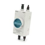 Ручний вимикач Risin, 1000V, 32A, 1St, IP66, вхід верх-низ, Grey - Зображення 2