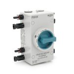 Ручний вимикач Risin, 1000V, 32A, 2St, IP66, вхід ліво-право, Grey