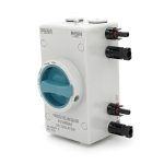 Ручний вимикач Risin, 1000V, 32A, 2St, IP66, вхід ліво-право, Grey - Зображення 2