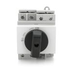 Поворотний вимикач зовнішнього монтажу HGN4-NL1-25, DC1000V, 25A, 4P, IP66, Grey - Зображення 2