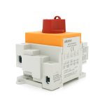 Поворотний вимикач з фіксатором, YRO YRDS1DB / N32 / 4, під DIN рейку, 1000V, 32A, 4P, Grey / Orange - Зображення 2