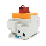 Поворотний вимикач з фіксатором, YRO YRDS1DB / N32 / 4, під DIN рейку, 1000V, 32A, 4P, Grey / Orange - Зображення 3