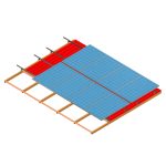 Комплект кріплень для похилої покрівлі НА 2 ФОТОМОДУЛЯ / розмір модуля(2278х1133х35)(алюміній) - Зображення 2