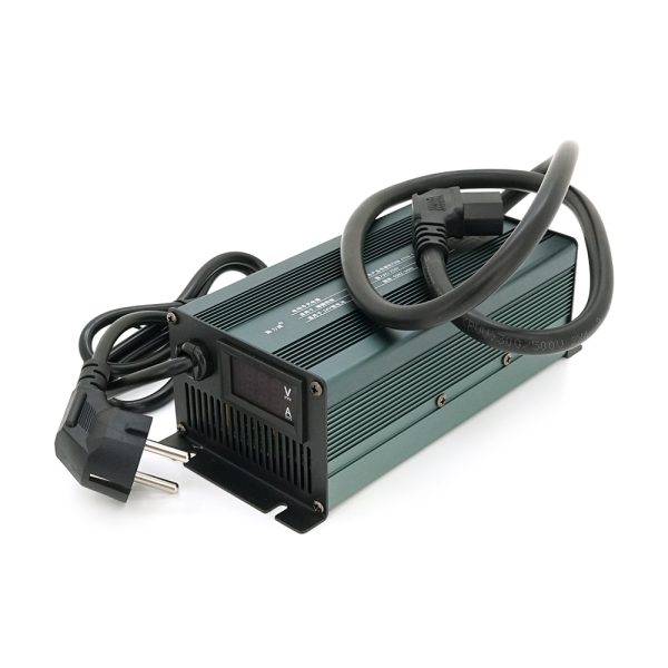 Зарядний пристрій для акумуляторів LiFePo4 24V(29,2V),8S,15A, штекер Triangle plug (T-tipe / C13 / IEC). 173*90*60mm